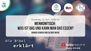Mennonitisch: Was ist das menonite Essen?