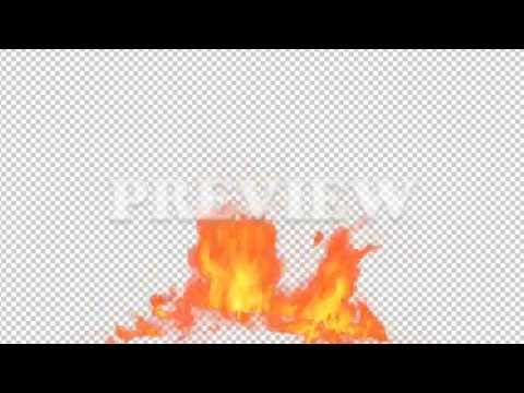 Real Fire Flame 25 - Pre Keyed with Alpha Channel