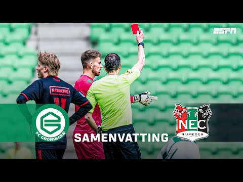 ROOD & PENALTY in restant van GESTAAKT duel 🟥 | Samenvatting FC Groningen - N.E.C.