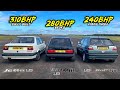 SLEEPER WARS 310HP JETTA Vs 280HP MK1 GTI Vs 240HP MK2 GTI