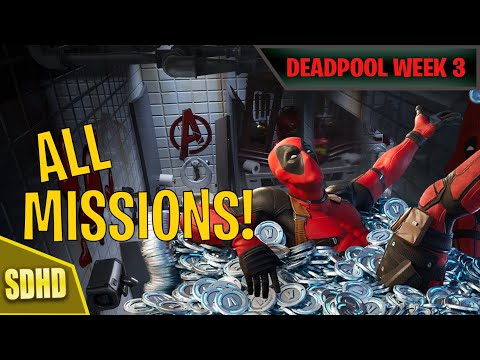 ALL *NEW* Deadpool (WEEK 3) Challenges! Toilet Plunger & Toilets! Chapter 2: Season
