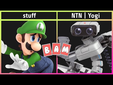 Smash @ BAM Cards 16 - stuff (Luigi) vs. NTN | Yogi (ROB) - SSBU Tournament