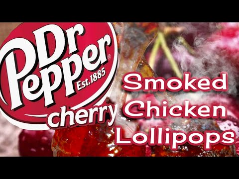 Smoked Dr Pepper Chicken Lollipops Reicpe