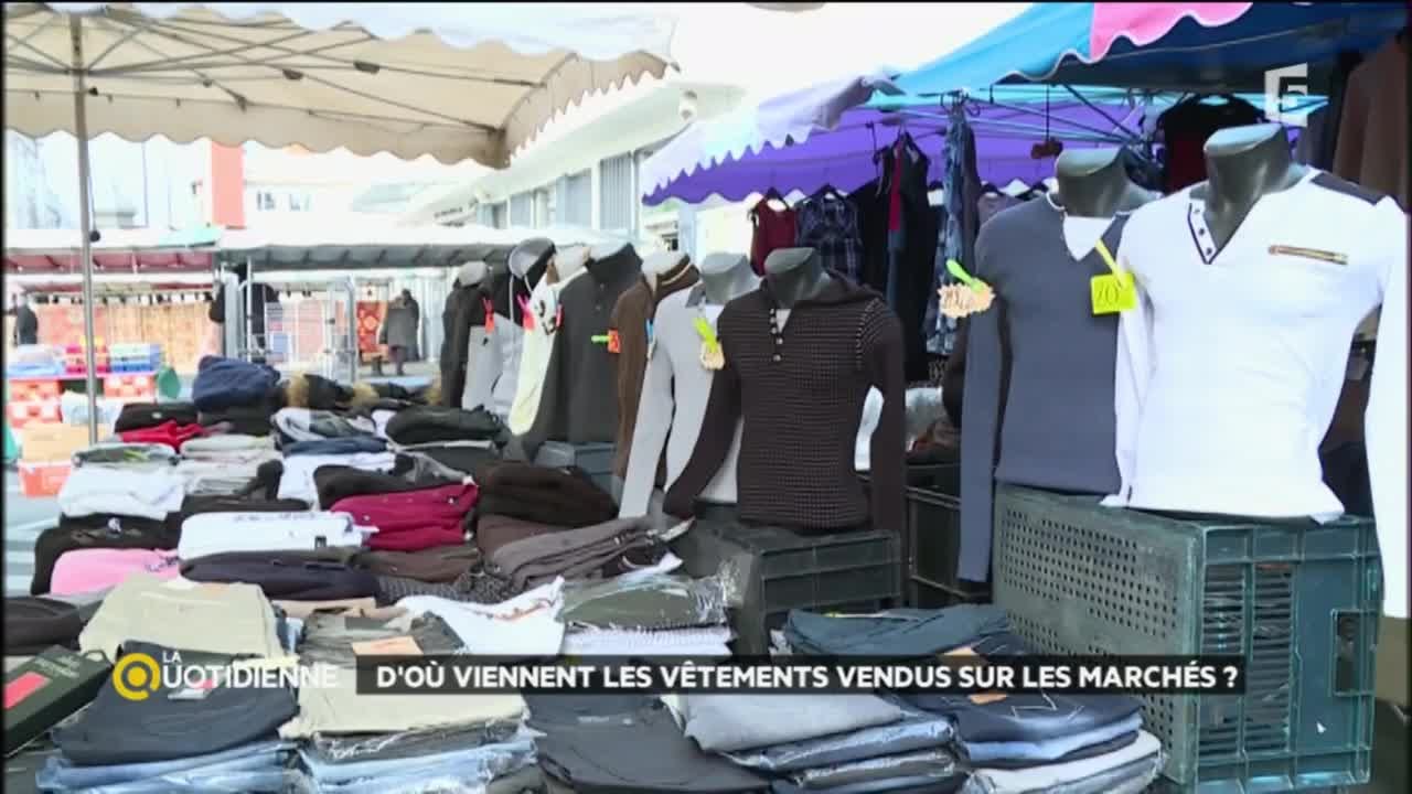 D’où viennent les vêtements vendus sur les marchés 