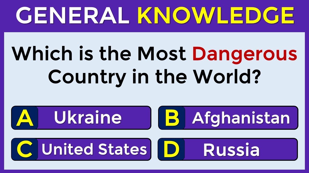 How Good Is Your General Knowledge? Take This 20-question Quiz To Find Out! #challenge 120