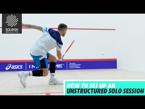 Squash tips: Unstructured Solo Session with Joey Barrington and Peter Creed