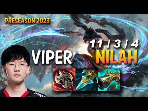 HLE Viper NILAH vs DRAVEN ADC - KR Ranked