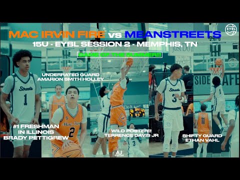 CHICAGO MATCHUP @ EYBL - Mac Irvin Fire vs Meanstreets 15u (FULL GAME - 4k) - GAME OF THE SUMMER!!