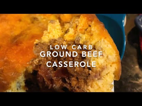 Low Carb Ground Beef Casserole Recipe
