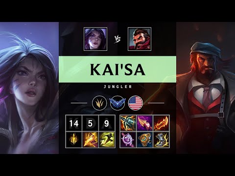 Kai'Sa Jungle vs Graves - NA Diamond Patch 25.14