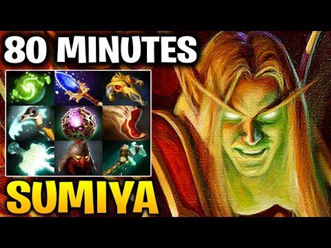 SUMIYA INVOKER 80 Minutes of Intense Game Dota 2 7.18
