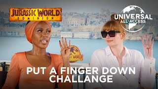 Jurassic World: Dominion (DeWanda Wise, Bryce Dallas Howard) | Put A Finger Down Challenge 🦕