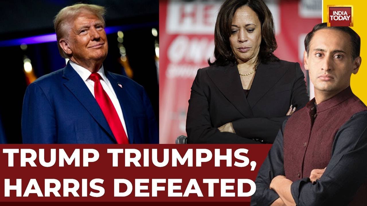 Decisive Victory For Donald Trump, Kamala Harris Defeated In US Elections |Rahul Kanwal |India Today
