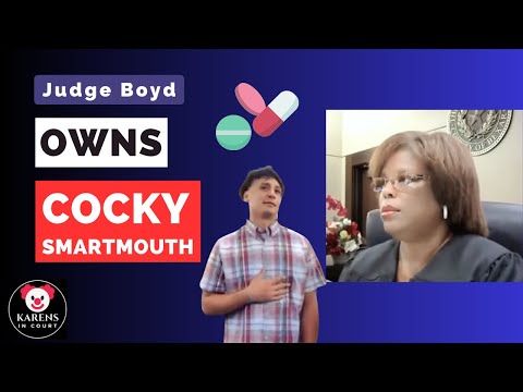 Judge Boyd Owns COCKY SMARTMOUTH Criminal - Karens in Court