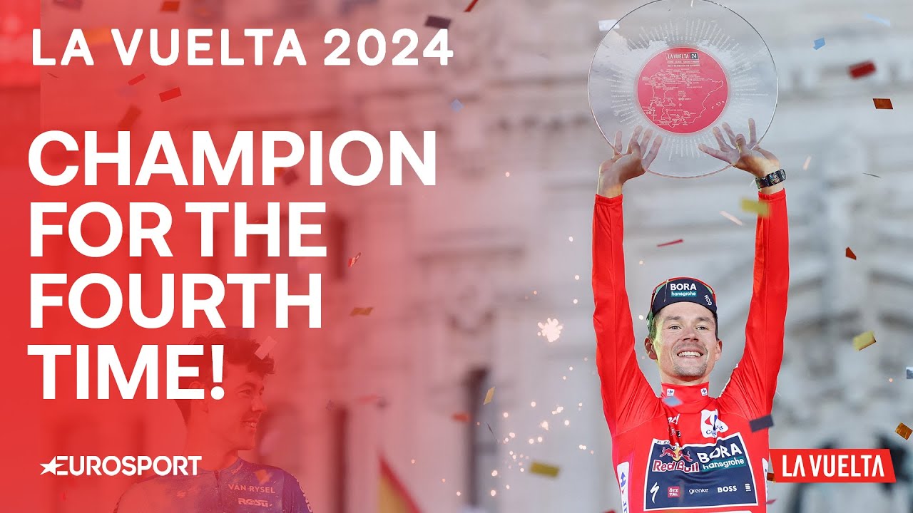 Primoz Roglic crowned La Vuelta a España CHAMPION for the fourth time!🏆