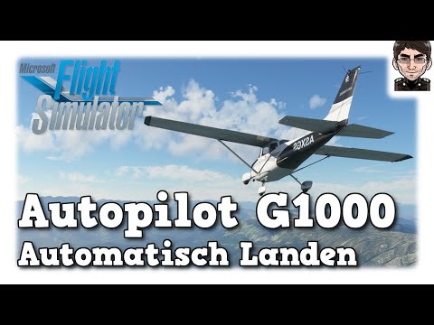 Microsoft Flight Simulator - Autopilot G1000, Automatisch mit ILS landen