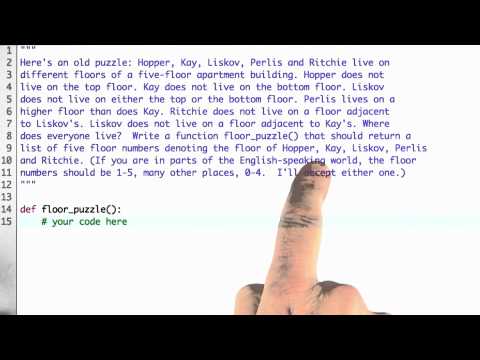 Welcome Design of Computer Programs