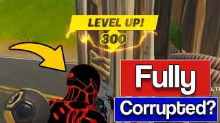 Reaching LEVEL 300 While Wearing 8 Ball Corrupted Skin (Will It get Fully Corrupted?)