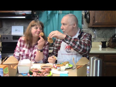 Flaming Crab Cajun Seafood Takeout Dinner