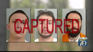 3 escaped inmates recaptured after escape from Ascension Parish Jail