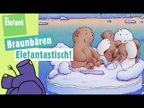 Der kleine Eisbär spielt mit den Braunbären & Der Buchstabe B | Der Elefant | WDR