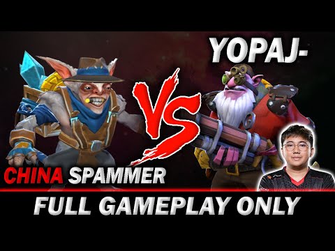 China Meepo Spammer VS Yopaj Sniper Mid - Full Gameplay Meepo #380