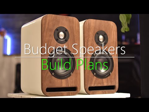 DIY Budget Bookshelf / Desktop Speakers // Build Plans