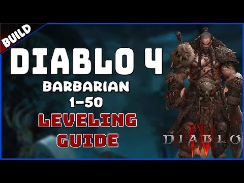 THE BEST 1-50 Barbarian REND Diablo 4 Leveling Guide