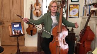 Lower Intermediate Bass Lesson 7: More String Crossing and Shifting Position using Chordal Fingering