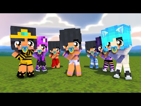 MONSTER SCHOOL :BABY APHMAU SISTERS JOANA HOPE DANCE MEME - MINECRAFT ANIMATION