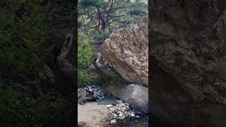 Video thumbnail of X-Man, V6. 진안 볼더링 (Jinan)