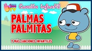 ♫♪ 👏 👐 PALMAS, PALMITAS 👏 👐 ♫♪ canción infantil completa con dibujos animados