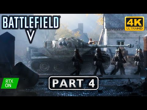 〈4K〉BattleField V 5 FULL GAME THE LAST TIGER Walkthrough - No Commentary GamePlay