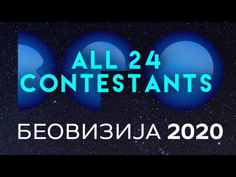 BEOVIZIJA 2020 - ALL 24 CONTESTANTS (SVI UCESNICI)
