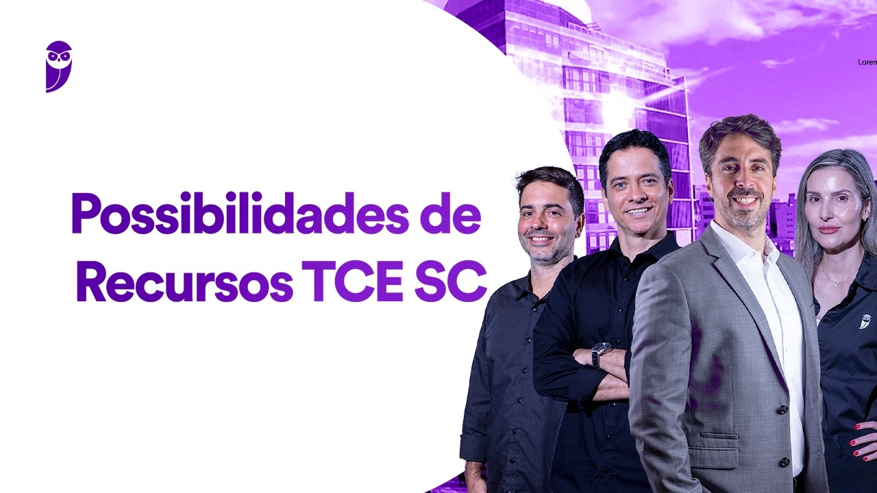 Possibilidades de Recursos TCE SC