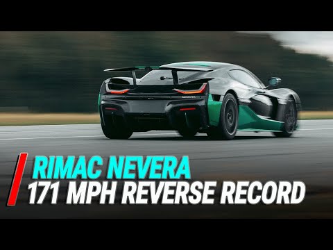 Rimac Nevera Sets 171 MPH Guinness World Record - In Reverse