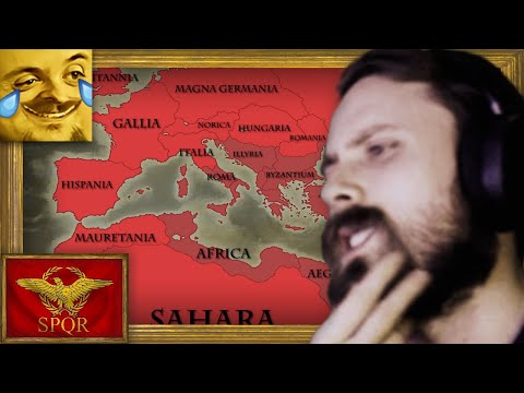 Forsen Reacts to EU4 - Timelapse - Roman Empire Restoration as Byzantium
