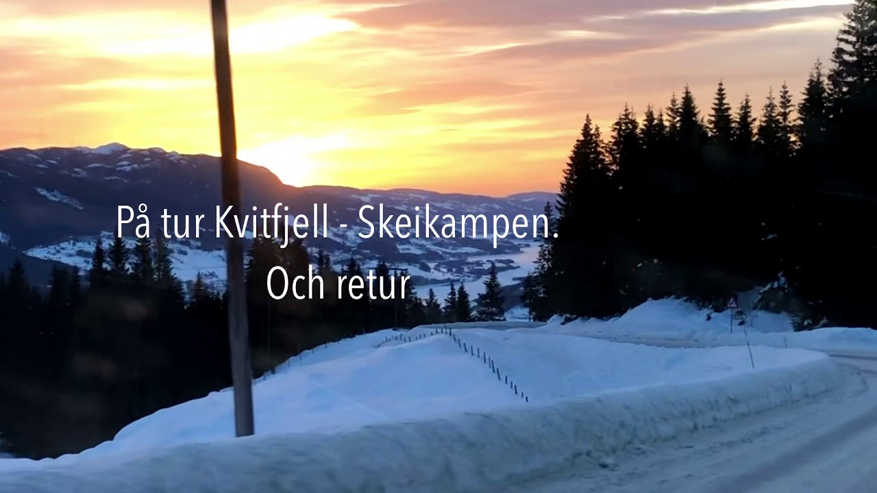 På tur Kvitfjell - Skeikampen. Och retur.