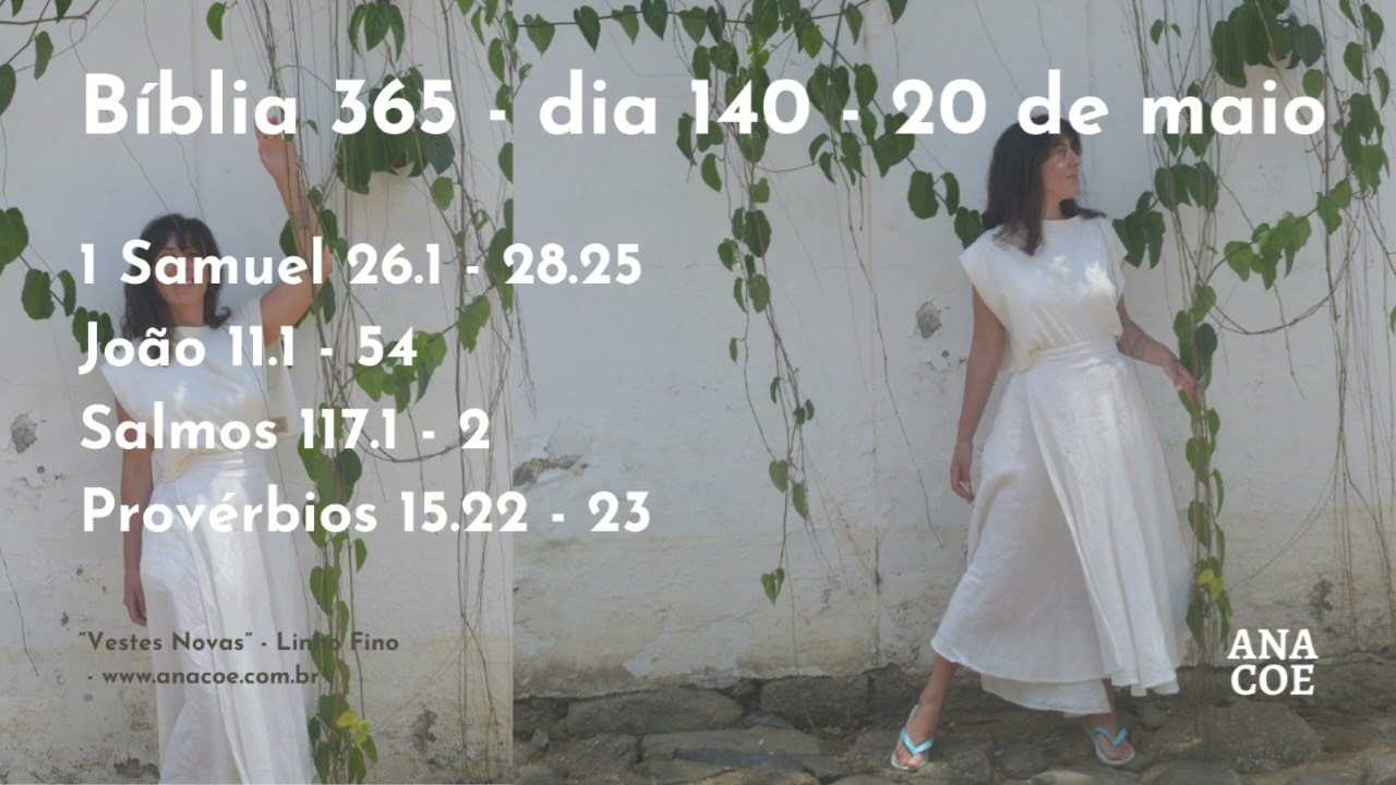 Bíblia 365 - dia 140 - 20 de maio - Ana Coe