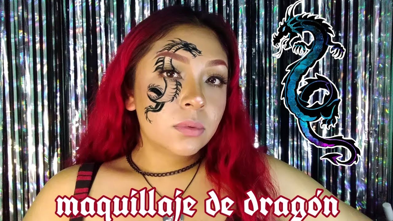 maquillaje de dragón | dragón makeup | delineado de dragón |