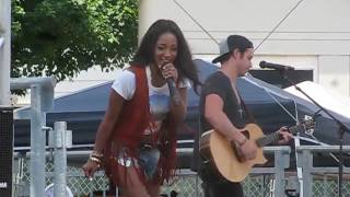 Mickey Guyton - Heartbreak Song - CMAfest 6-12-16