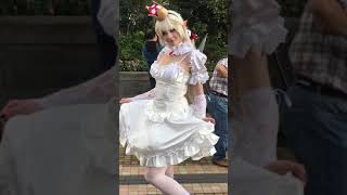 【エロすぎ】金髪北欧美女のコスプレ！後半おっぱい強調www【爆乳】