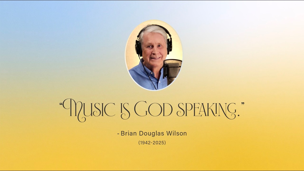 "Music is God Speaking" – Brian Wilson