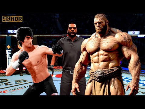 TRUE Bruce Lee vs. Ancient Hairy Giant (Part 2) | EA Sports UFC 5