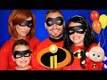 Disney Pixar Incredibles 2 Party Mr Incredible Elastigirl Violet Dash And Jack Jack Costumes