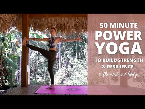 50-MIN VINYASA POWER YOGA | All levels full body flow.. Ashley Freeman