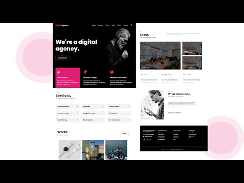 How to Make Complete Responsive Website Using Bootstrap 4 | HTML5 | CSS3 | Bootstrap 4 Website Free