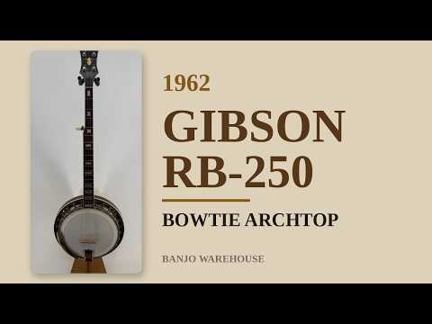 1962 Gibson RB-250 Bowtie Archtop 5-String Resonator Banjo, All Original image 16