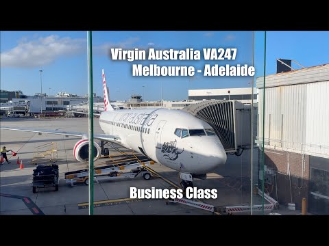 Virgin Australia VA247 (Business) Melbourne to Adelaide