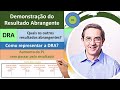 DRA Demonstração Do Resultado Abrangente Outros Resultados Abrangentes Razonetes Representação